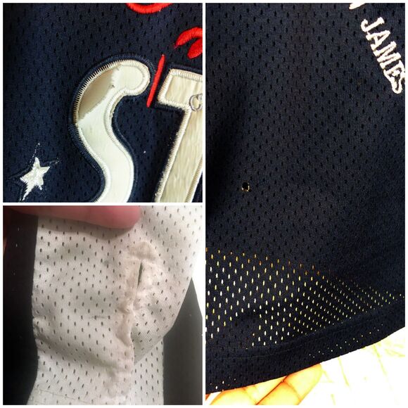 VTG NBA All Star Jersey 2XL Embroidered Autographs Jordan Kobe Lebron Magic Bird - Picture 10 of 16